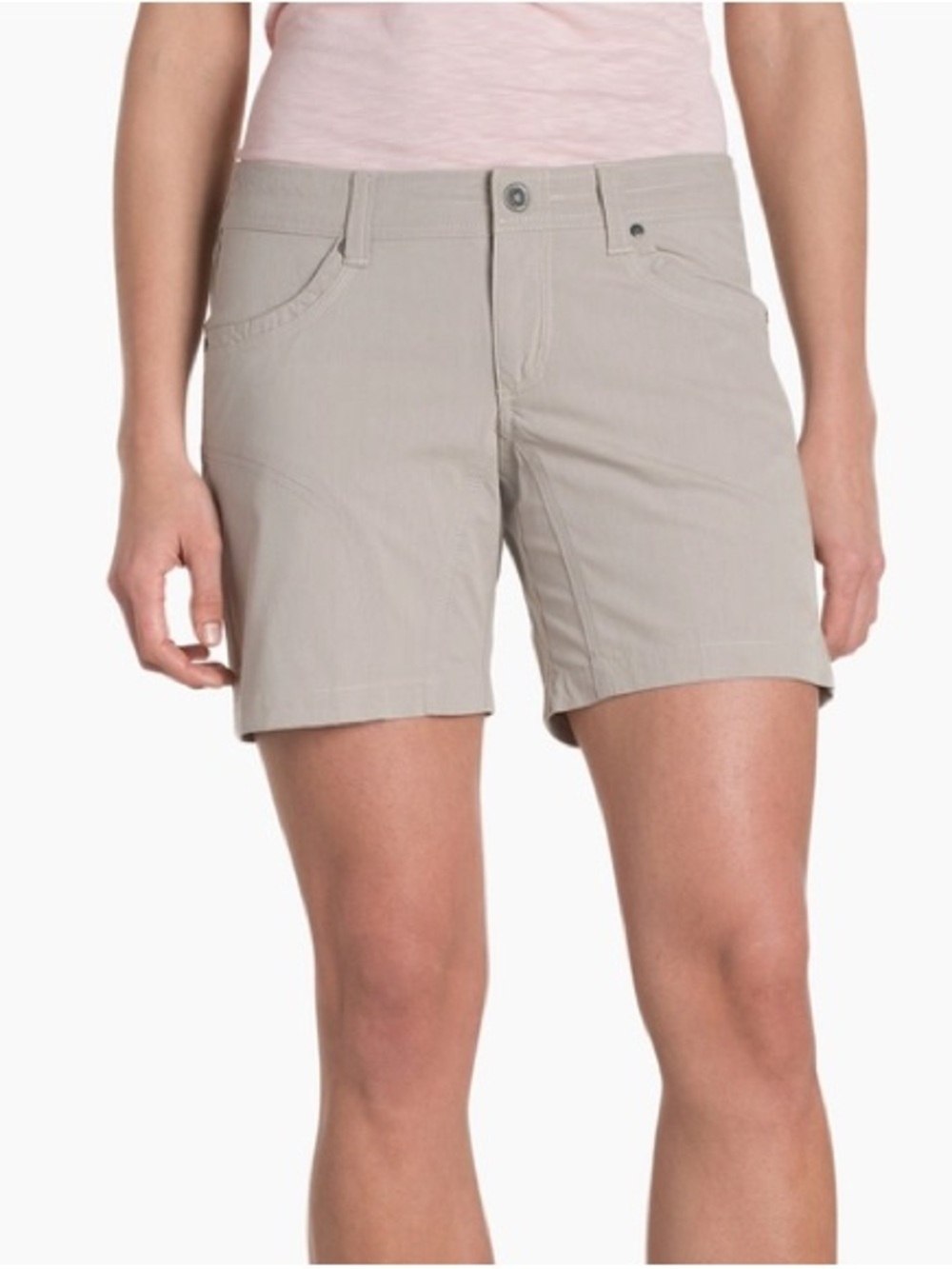 KUHL Womens Splash Shorts 10 Light Khaki UPF 50 Outdoor Hiking Trail Sun Cargo
